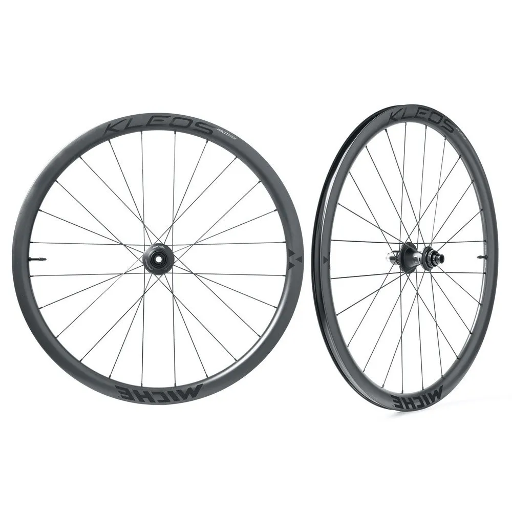 Miche Kleos Rd Dx 36-36 Cl Disc Tubeless Rennrad Laufradsatz, Black, 12 x 100 / 12 x 142mm, Shimano/Sram HG Miche Kleos Rd Dx 36-36 Cl Disc Tubeless Rennrad Laufradsatz, Black, 12 x 100 / 12 x 142mm, Shimano/Sram HG