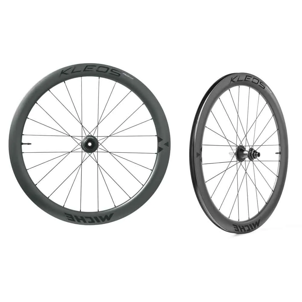 Miche Kleos Rd Dx 50-50 Cl Disc Tubeless Rennrad Laufradsatz Miche Kleos Rd Dx 50-50 Cl Disc Tubeless Rennrad Laufradsatz