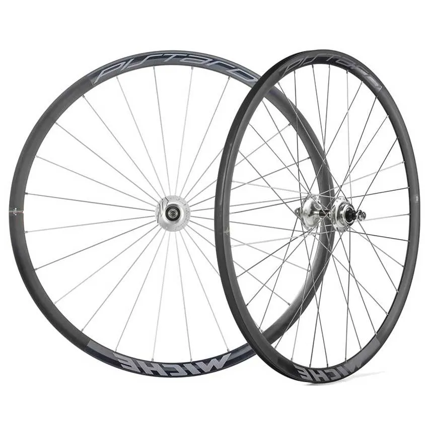 Miche Pistard Pista-pista Tubular Laufradsatz, Silver, 9 x 100/10 x 120mm Miche Pistard Pista-pista Tubular Laufradsatz, Silver, 9 x 100/10 x 120mm