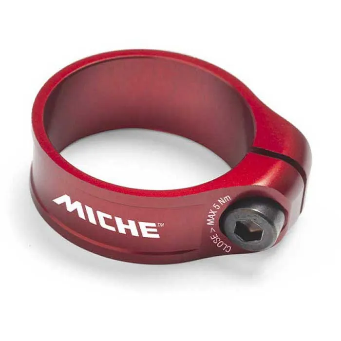 Miche Sl 34.8 Mm Sattelklemme, Red, 34.8mm