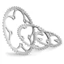 Miche Supertype 135 Bcd Kettenblatt, Silver, 42t, Shimano/Sram HG