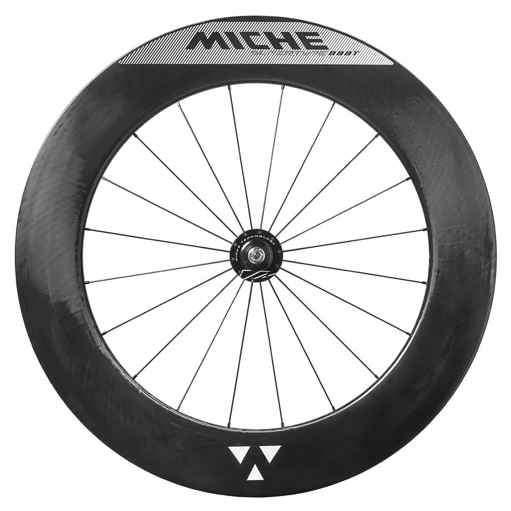 Miche Supertype 888 T Track Tubular Vorderrad, Black, 9 x 100mm Miche Supertype 888 T Track Tubular Vorderrad, Black, 9 x 100mm