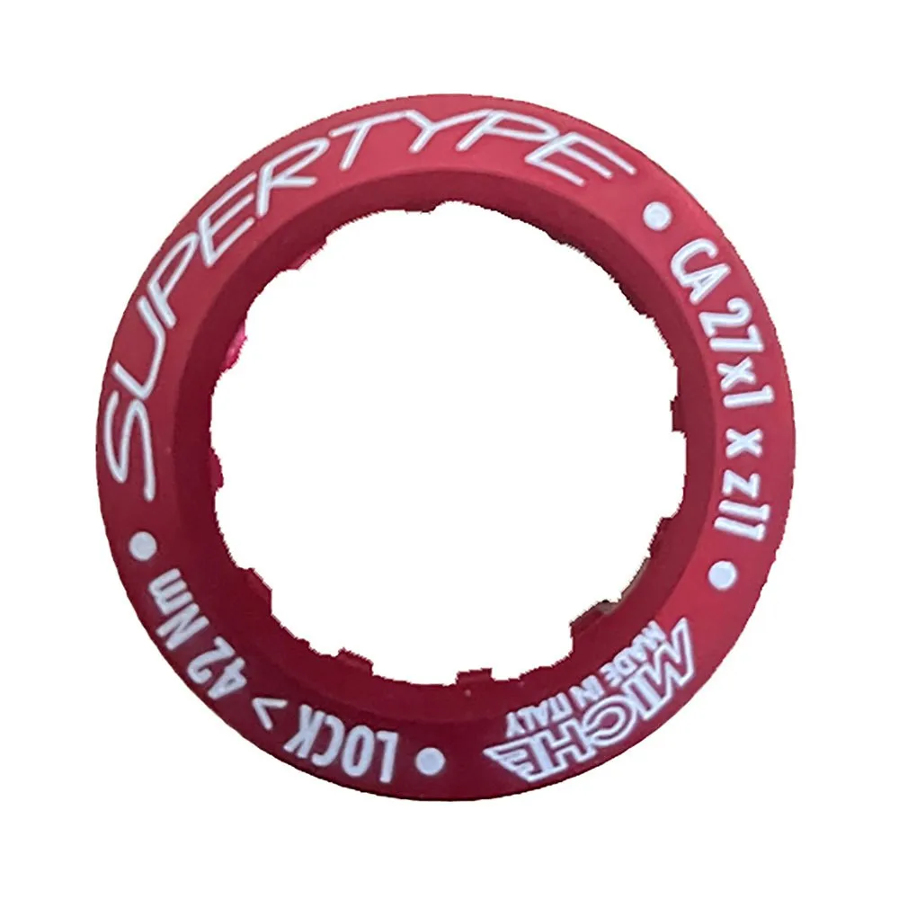 Miche Supertype Campagnolo 11s Kassetten-sicherungsring, Red, One Size Miche Supertype Campagnolo 11s Kassetten-sicherungsring, Red, One Size