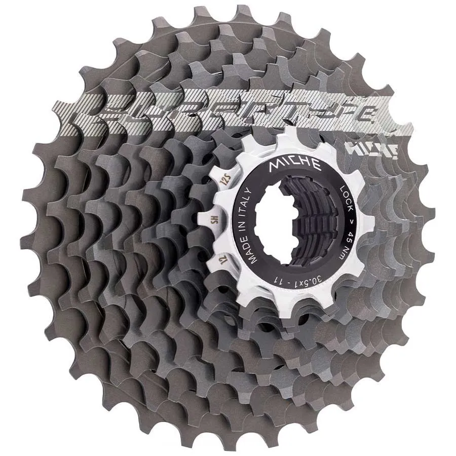 Miche Supertype Shimano Kassette, Steel, 12s, 11-30t Miche Supertype Shimano Kassette, Steel, 12s, 11-30t