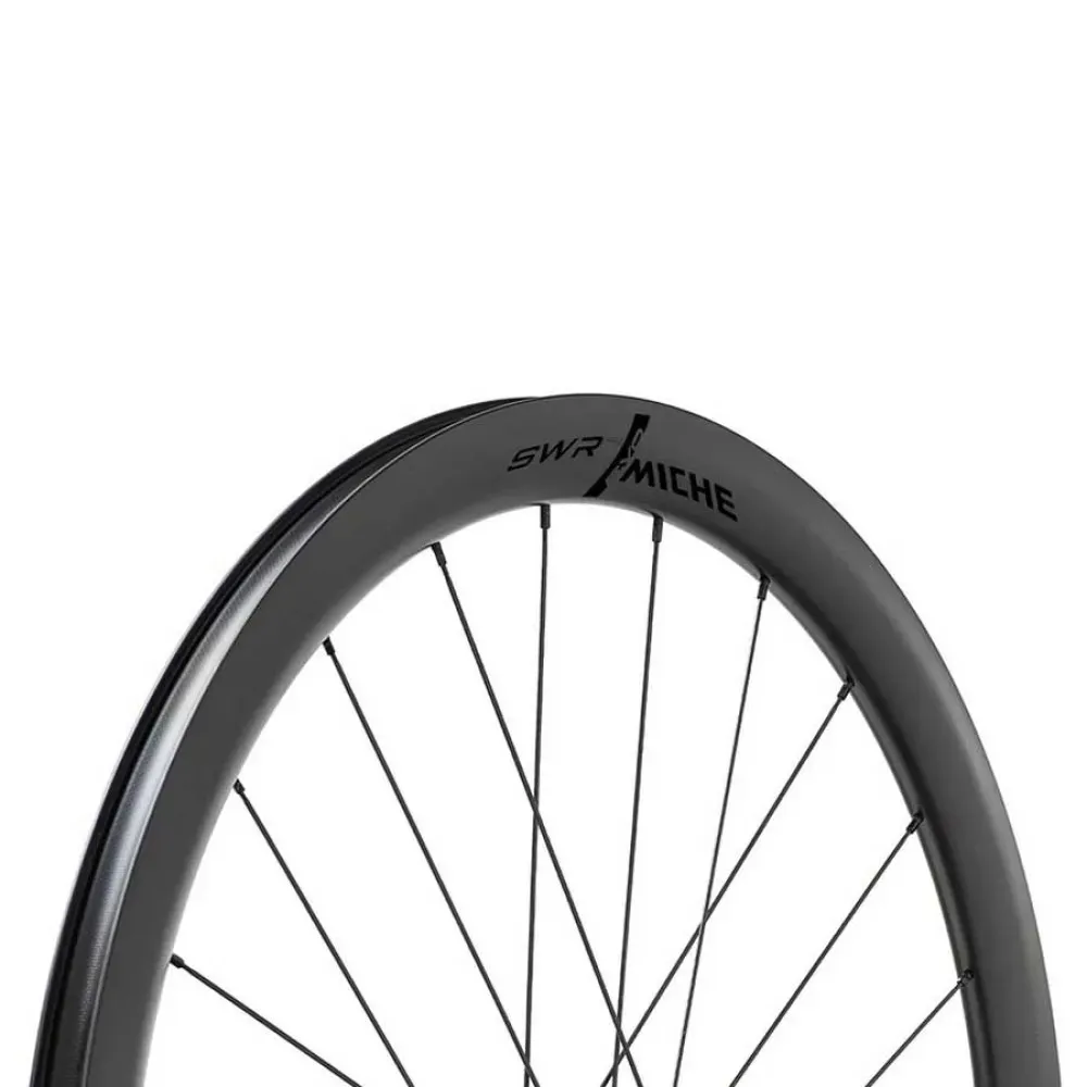 Miche Swr Evo 40 Cl Disc Tubeless Rennrad Laufradsatz, Black, 12 x 100/12 x 142mm, Shimano/Sram HG Miche Swr Evo 40 Cl Disc Tubeless Rennrad Laufradsatz, Black, 12 x 100/12 x 142mm, Shimano/Sram HG