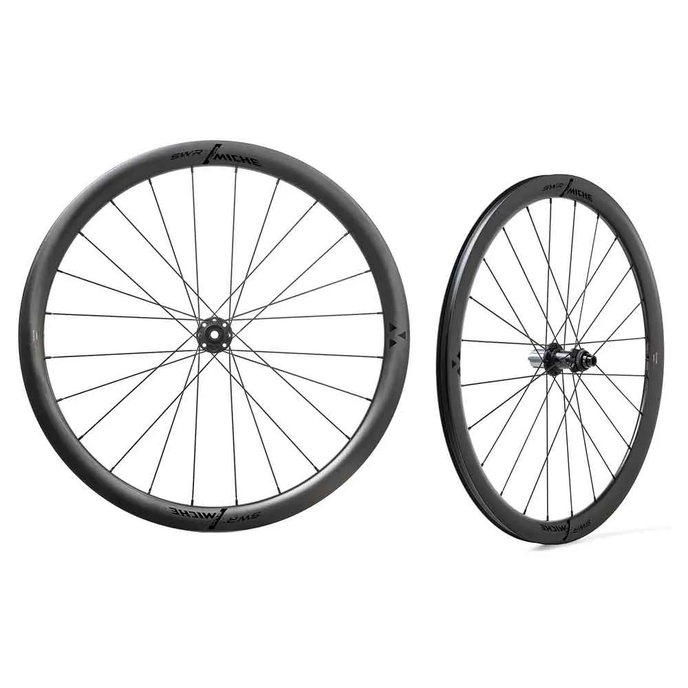 Miche Swr Evo 40 Cl Disc Tubeless Rennrad Laufradsatz, Black, 12 x 100/12 x 142mm, Shimano/Sram HG Miche Swr Evo 40 Cl Disc Tubeless Rennrad Laufradsatz, Black, 12 x 100/12 x 142mm, Shimano/Sram HG