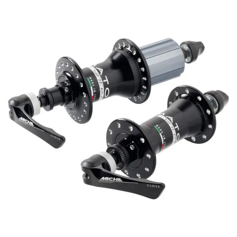 Miche Syntesi Primato Shimano Vorder-und Hinterradnabe, Black, One Size Miche Syntesi Primato Shimano Vorder-und Hinterradnabe, Black, One Size