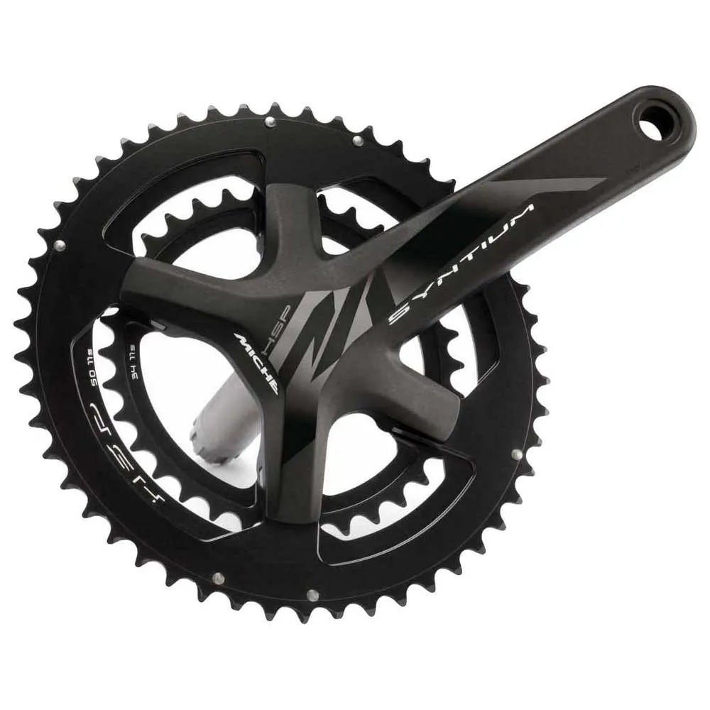 Miche Syntium Hsp 11s Kurbelgarnitur, Black, 170mm, 50-34t Miche Syntium Hsp 11s Kurbelgarnitur, Black, 170mm, 50-34t