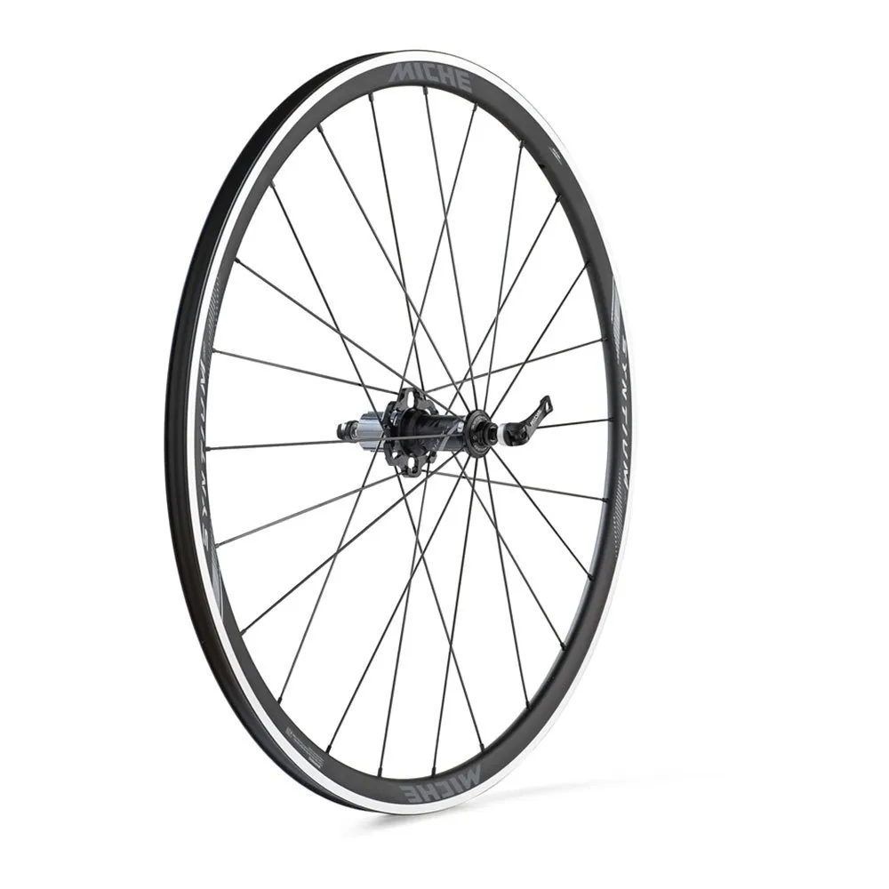 Miche Syntium Pro Rennrad Laufradsatz, Black, 9 x 100 / 10 x 130mm, Shimano/Sram HG