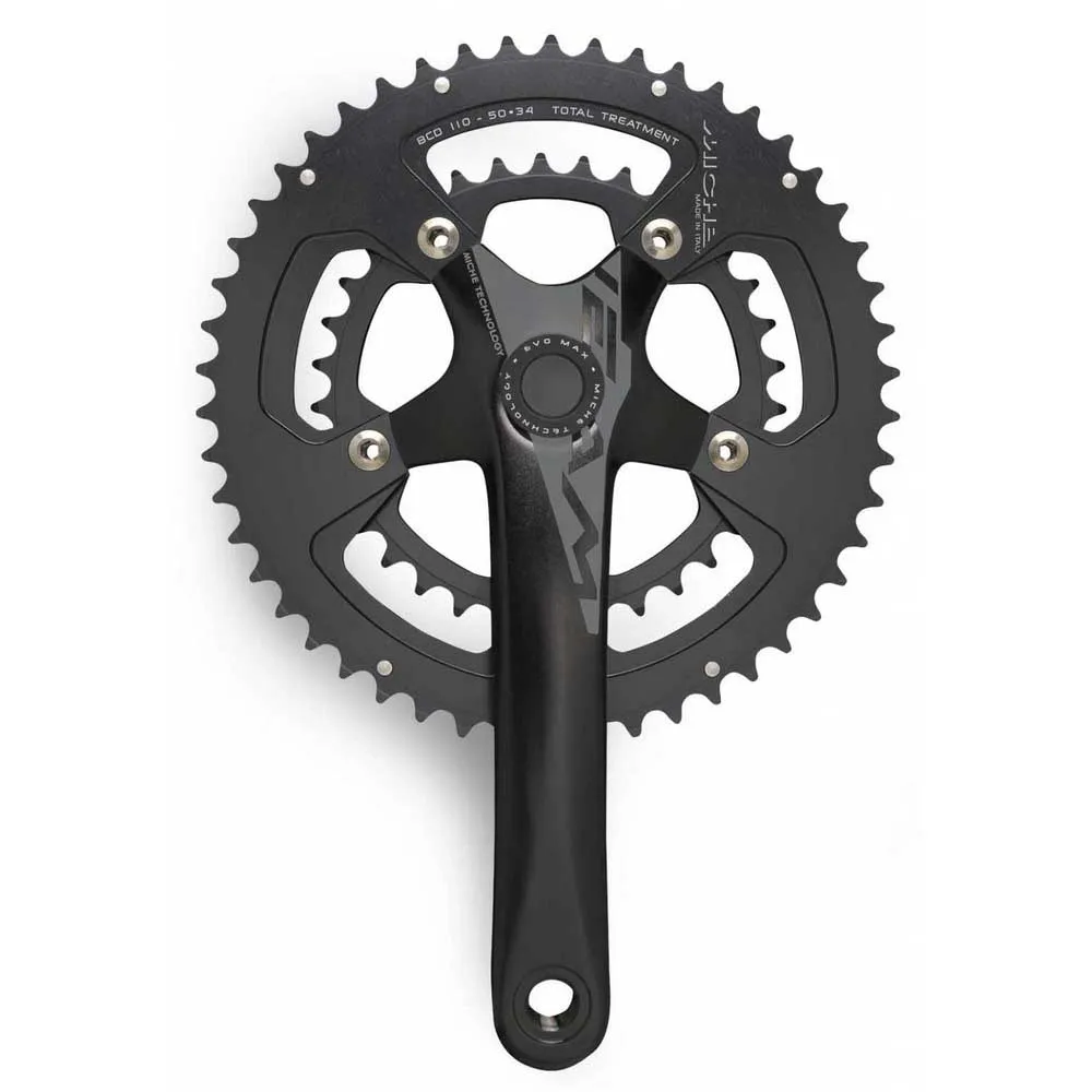 Miche Team Evo Max 11s Kurbelgarnitur, Black, 170mm, 34-50t Miche Team Evo Max 11s Kurbelgarnitur, Black, 170mm, 34-50t