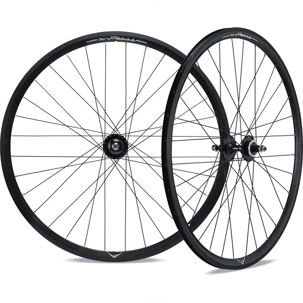 Miche X-press Single Speed 28´´ Laufradsatz, Black, 9 x 100 / 10 x 120mm Miche X-press Single Speed 28´´ Laufradsatz, Black, 9 x 100 / 10 x 120mm