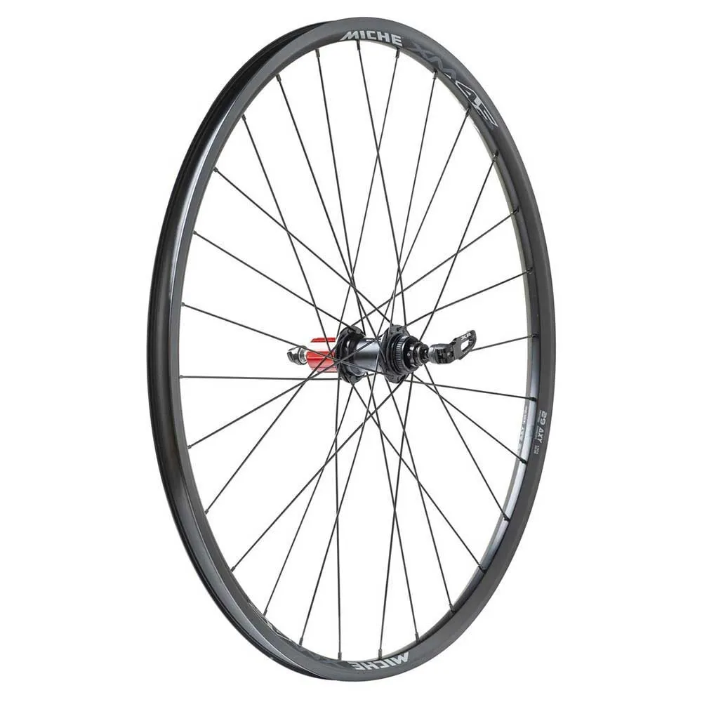 Miche Xm45 Axy 27.5´´ Cl Disc Qr Tubeless Mtb-laufradsatz, Black, 9 x 100 / 9 x 135mm, Shimano/Sram HG Miche Xm45 Axy 27.5´´ Cl Disc Qr Tubeless Mtb-laufradsatz, Black, 9 x 100 / 9 x 135mm, Shimano/Sram HG