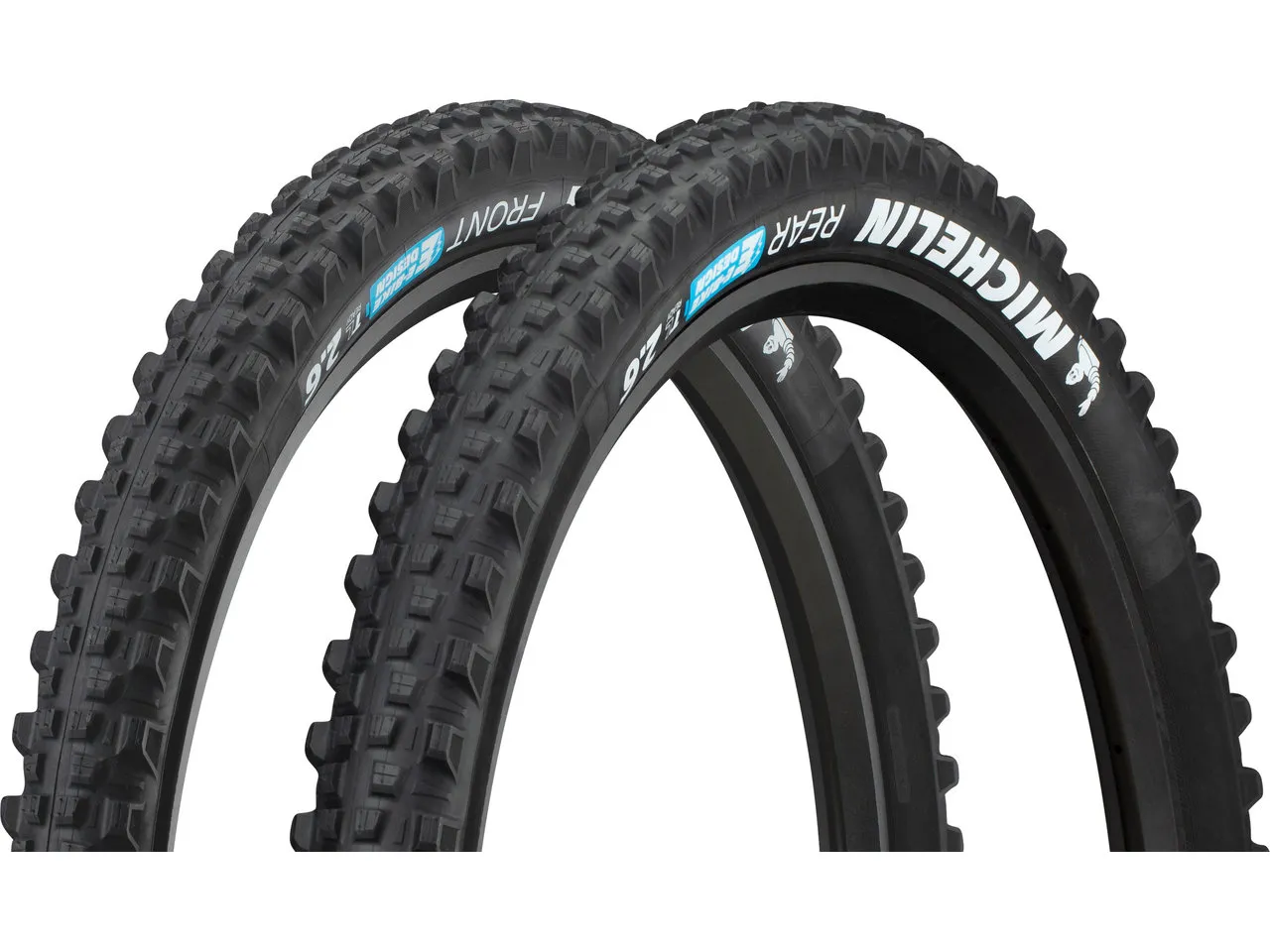 Michelin E-Wild Front / Rear 27,5+ Faltreifen 2er Set, Schwarz, 27.5 x 2.6 Michelin E-Wild Front / Rear 27,5+ Faltreifen 2er Set, Schwarz, 27.5 x 2.6