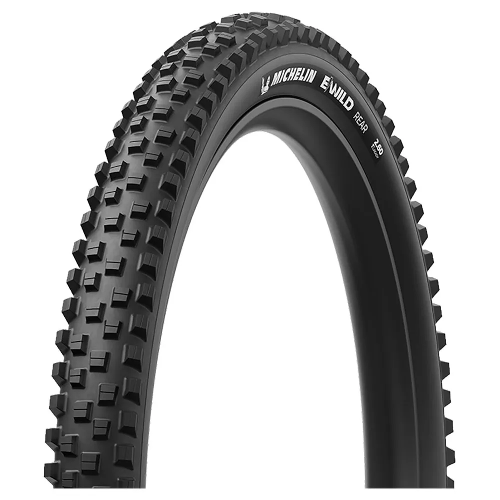 Michelin E-wild Rear 4x55 Tpi Dark Racing Line Tubeless 29´´ X 2.60 Mtb-reifen, Black, 29" x 2.60 Michelin E-wild Rear 4x55 Tpi Dark Racing Line Tubeless 29´´ X 2.60 Mtb-reifen, Black, 29" x 2.60
