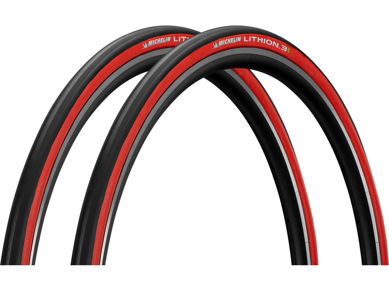 Michelin Lithion 3 28" Faltreifen 2er-Set, Rot, 25-622 (700 x 25C) Michelin Lithion 3 28" Faltreifen 2er-Set, Rot, 25-622 (700 x 25C)