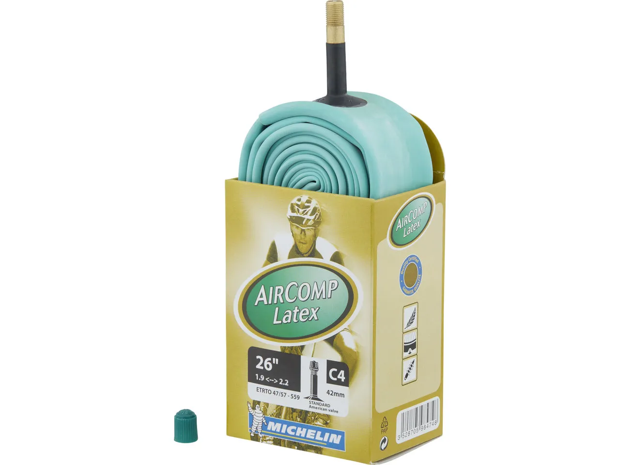 Michelin Schlauch C4 Aircomp Latex MTB für 26" Michelin Schlauch C4 Aircomp Latex MTB für 26"