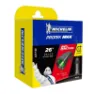 Michelin Schlauch mit Presta-Ventil und Pannenschutzflüssigkeit 26 x 1.85-2.30 40 Unisex, schwarz, TU