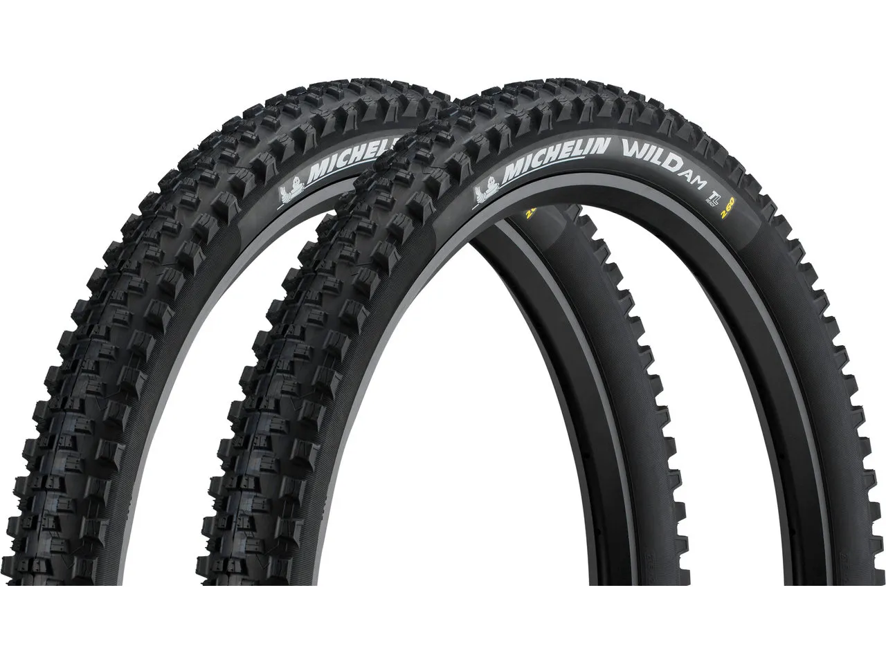 Michelin Wild AM Performance 27,5+ Faltreifen 2er-Set, Schwarz, 27.5 x 2.6 Michelin Wild AM Performance 27,5+ Faltreifen 2er-Set, Schwarz, 27.5 x 2.6