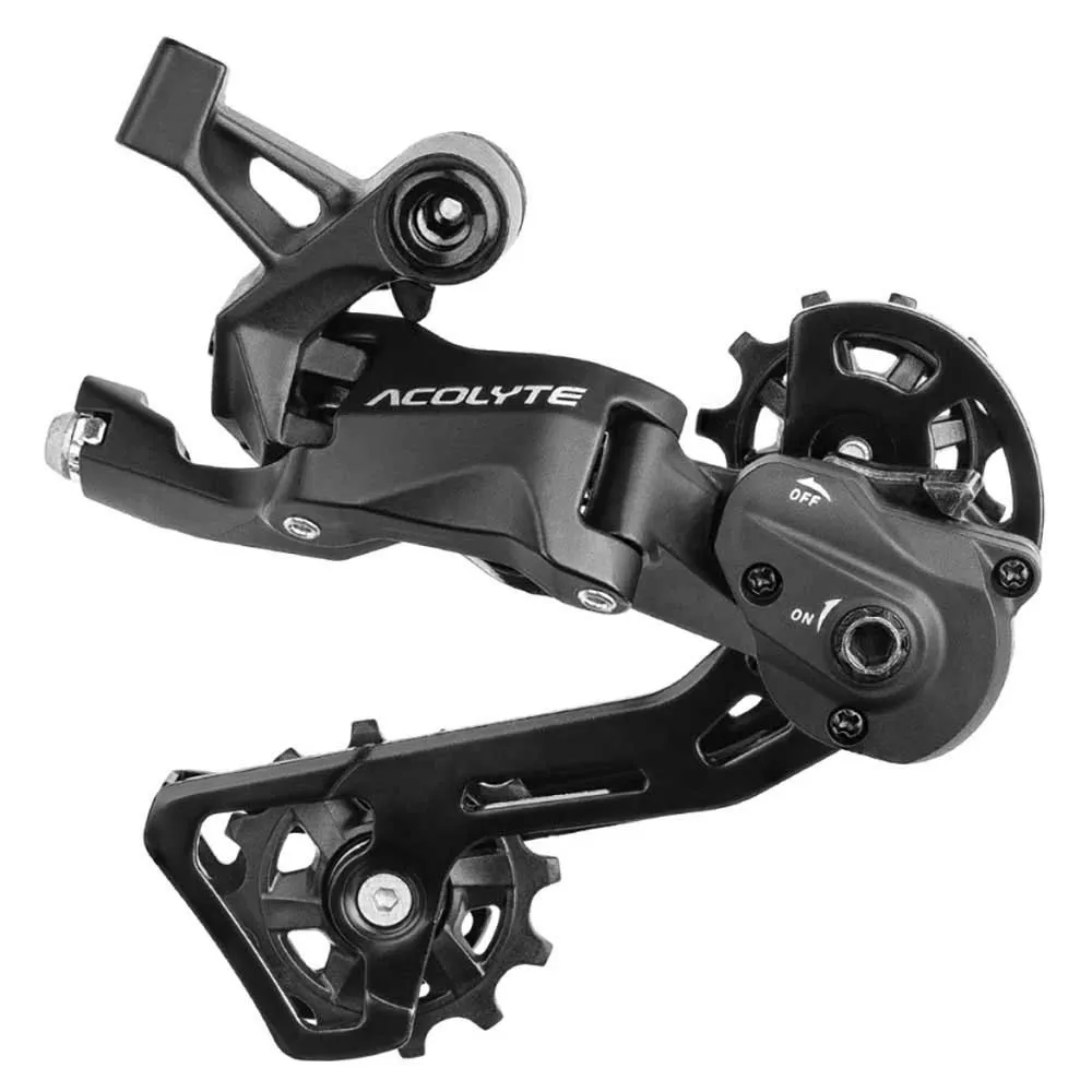 microSHIFT Acolyte Springlock Schaltwerk, Black, 8s, Max 27t microSHIFT Acolyte Springlock Schaltwerk, Black, 8s, Max 27t