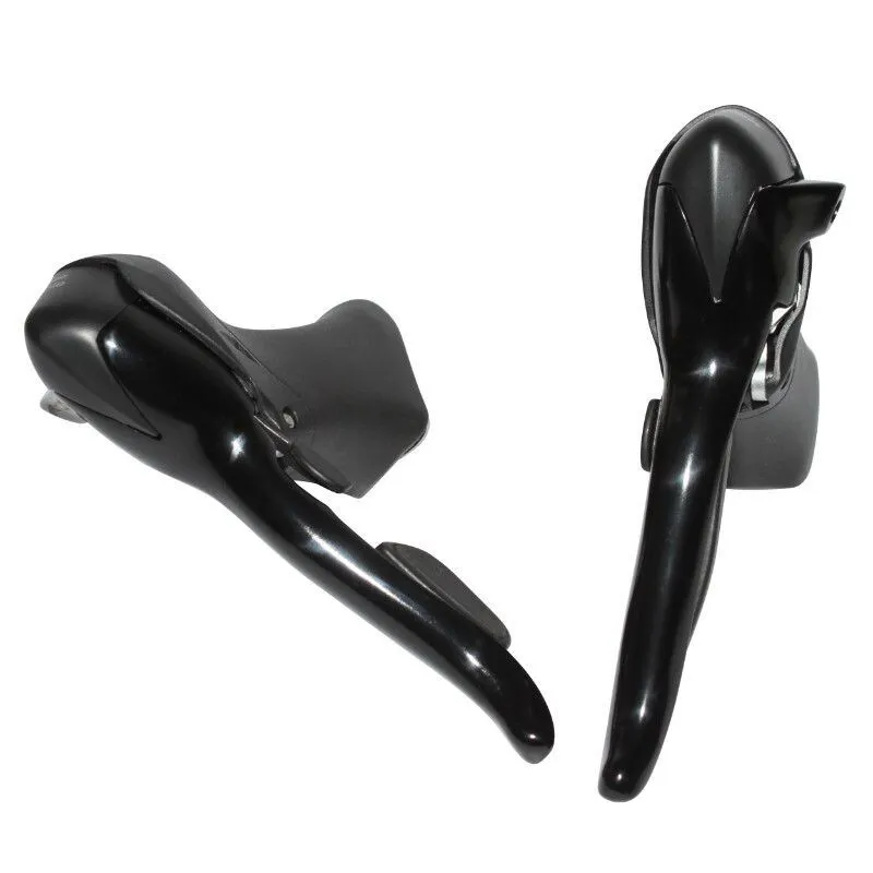 microSHIFT Doppelter Alu-Rennrad-Schalthebel (Shimano-kompatibel) Unisex, schwarz, 7sp microSHIFT Doppelter Alu-Rennrad-Schalthebel (Shimano-kompatibel) Unisex, schwarz, 7sp