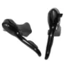 microSHIFT Doppelter Alu-Rennrad-Schalthebel (Shimano-kompatibel) Unisex, schwarz, 7sp