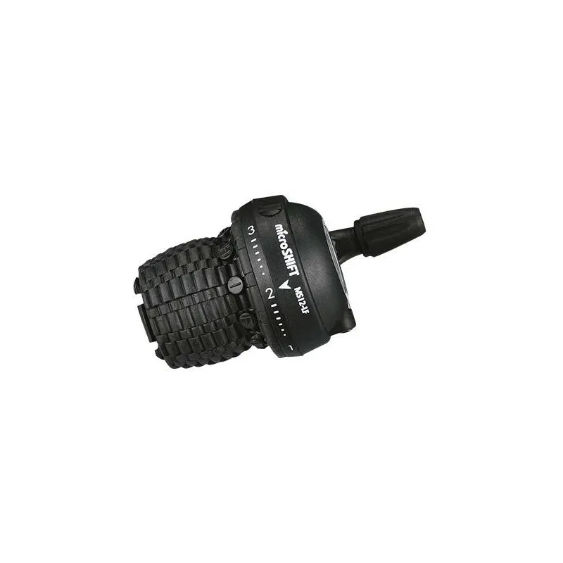 microSHIFT Gangschaltung Twist 3V Unisex, schwarz, TU