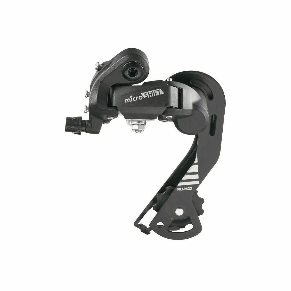 microSHIFT Hinterer Umwerfer mtb RD-M21L 6/7 v Unisex, grau, TU