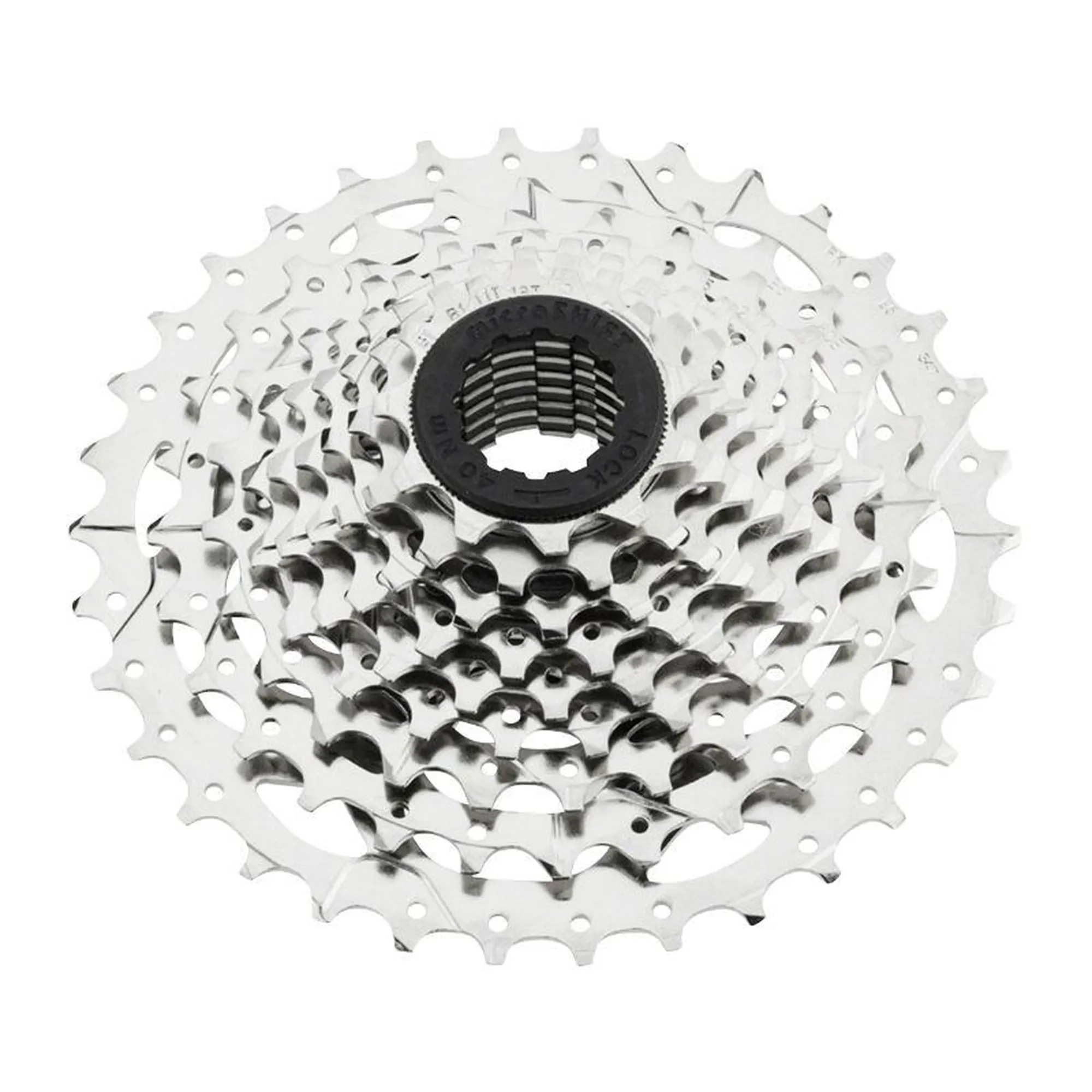 microSHIFT MTB-Kassette Shimano-Sram 9 v 11-36 T Unisex, silber, 11-36t