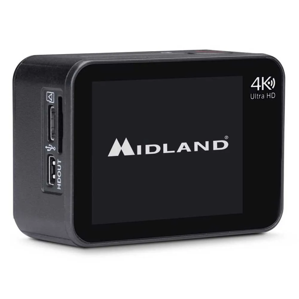 Midland H5 Pro 4k@30fps 5mp Action-kamera, Black, One Size Midland H5 Pro 4k@30fps 5mp Action-kamera, Black, One Size