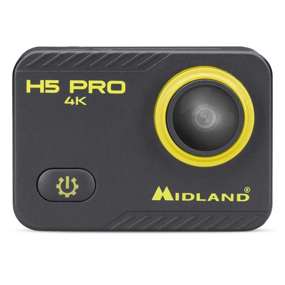 Midland H5 Pro 4k@30fps 5mp Action-kamera, Black, One Size Midland H5 Pro 4k@30fps 5mp Action-kamera, Black, One Size