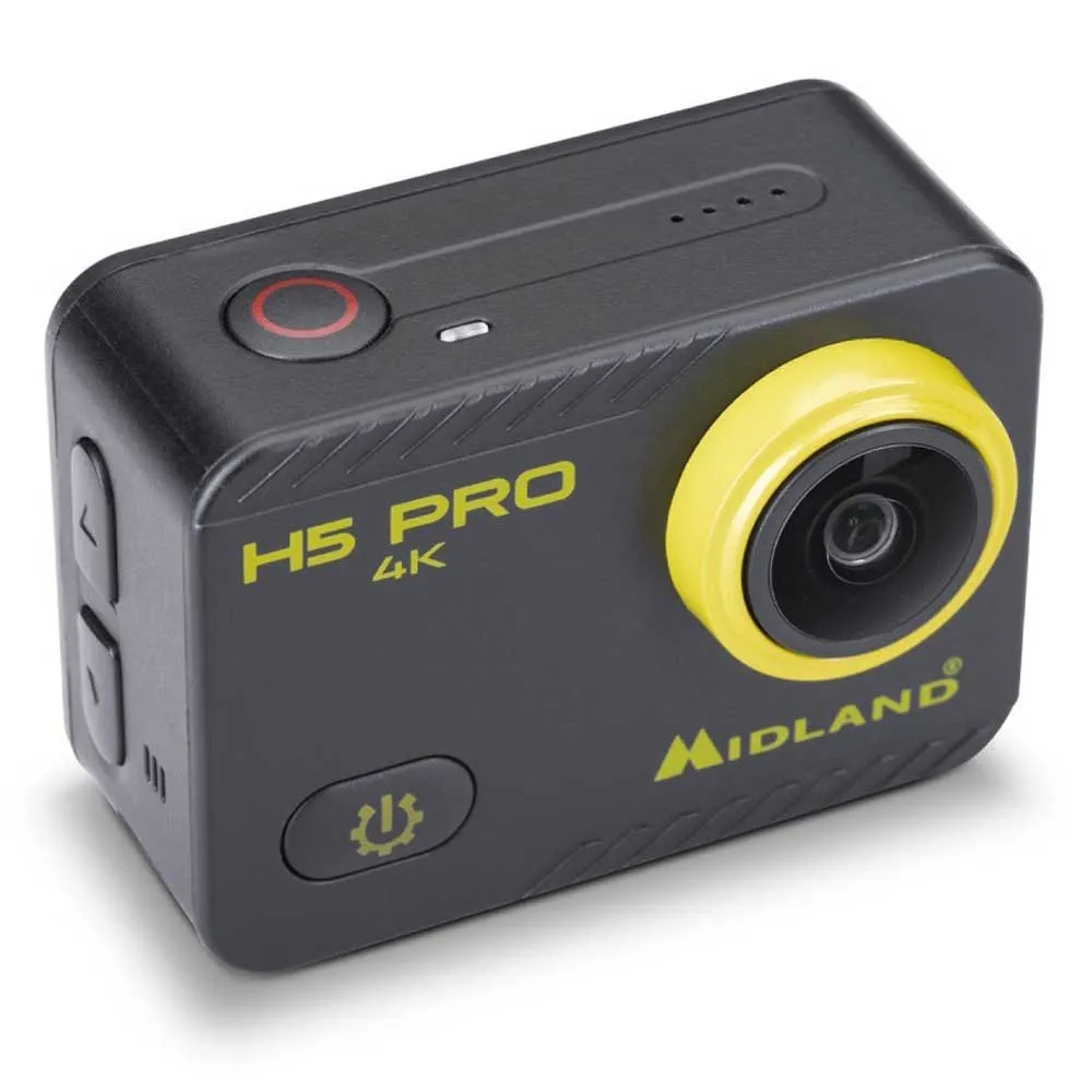 Midland H5 Pro 4k@30fps 5mp Action-kamera, Black, One Size Midland H5 Pro 4k@30fps 5mp Action-kamera, Black, One Size