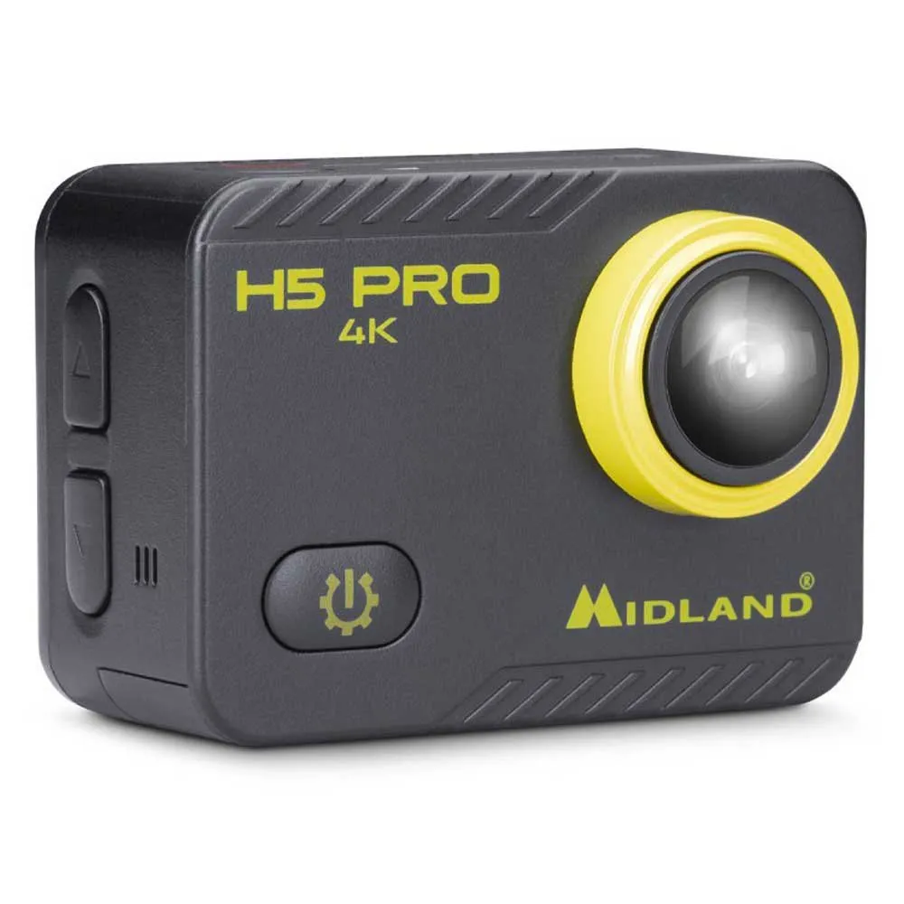 Midland H5 Pro 4k@30fps 5mp Action-kamera, Black, One Size Midland H5 Pro 4k@30fps 5mp Action-kamera, Black, One Size