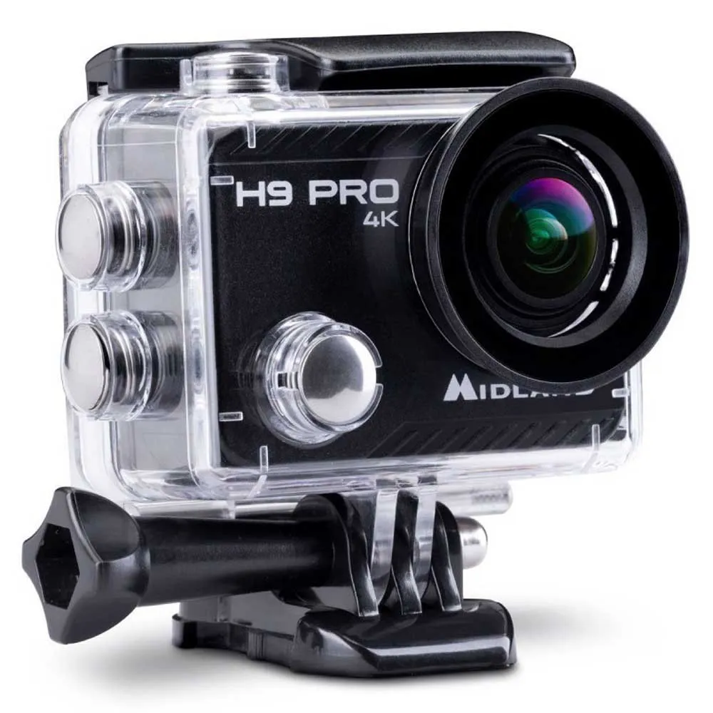 Midland H9 Pro 4k@30fps 20mp Action-kamera, Black, One Size
