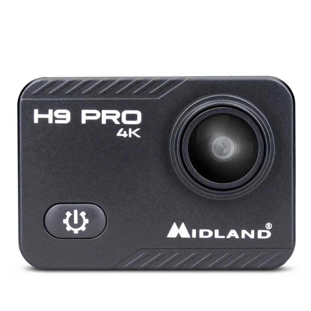 Midland H9 Pro 4k@30fps 20mp Action-kamera, Black, One Size