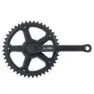 Mijnen Pieper 1s 1/2 X 3/32´´ Kurbelgarnitur, Black, 170mm, 44t