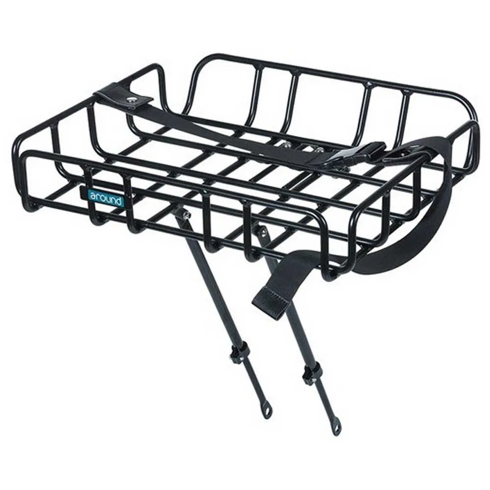 Mijnen Pieper Around L Frontgepäckträger, Black, 16-28" Mijnen Pieper Around L Frontgepäckträger, Black, 16-28"