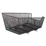 Mijnen Pieper College Basic Closed Mesh Fixed System Korb, Black, One Size