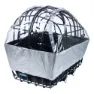 Mijnen Pieper Luna Xl Regenschutz, Black / clear, One Size