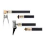 Mijnen Pieper Schrader Valve 8 Mm 600 Mm Schlauch, Black / silver, One Size