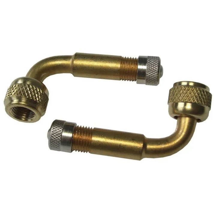 Mijnen Pieper Standard 46-90° Ventilverlängerung 2 Einheiten, Gold, One Size Mijnen Pieper Standard 46-90° Ventilverlängerung 2 Einheiten, Gold, One Size