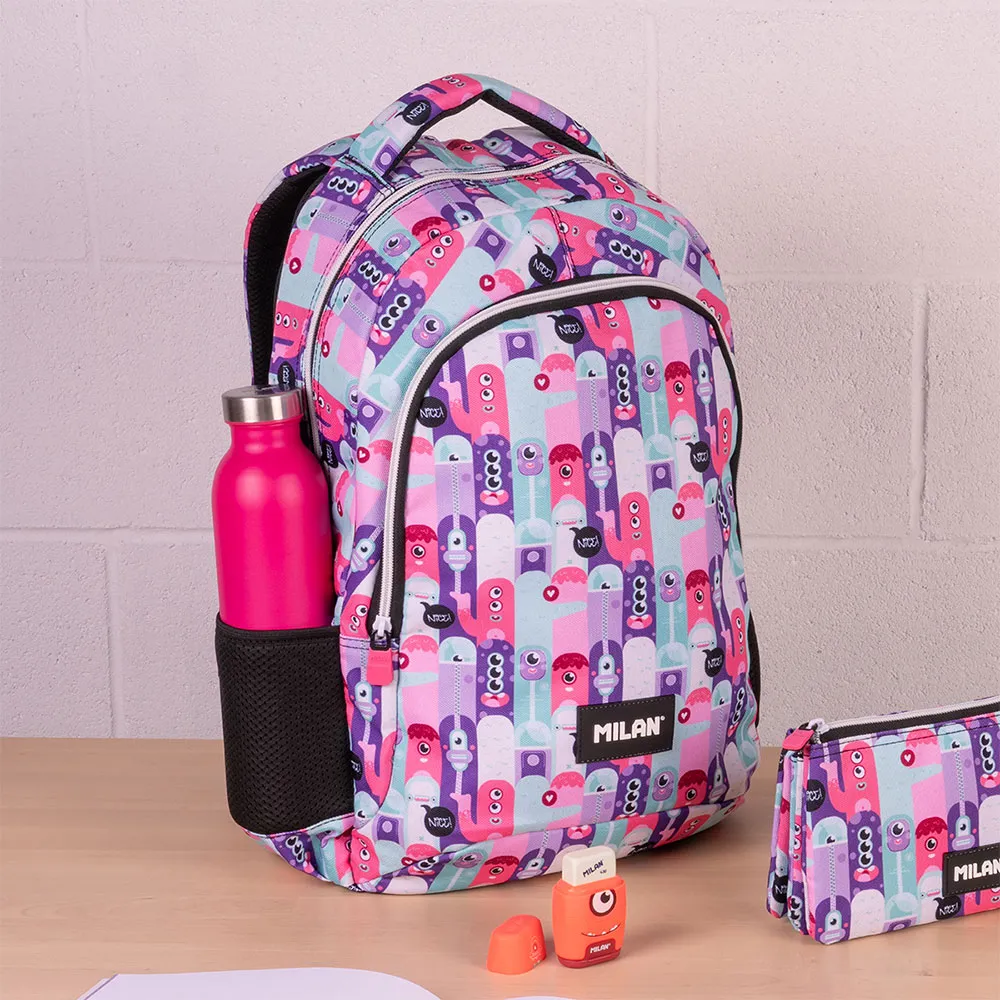 Milan 2 Schulrucksäcke Mit Reißverschluss Aliens 2 Sonderedition 21l, Multicolor Milan 2 Schulrucksäcke Mit Reißverschluss Aliens 2 Sonderedition 21l, Multicolor