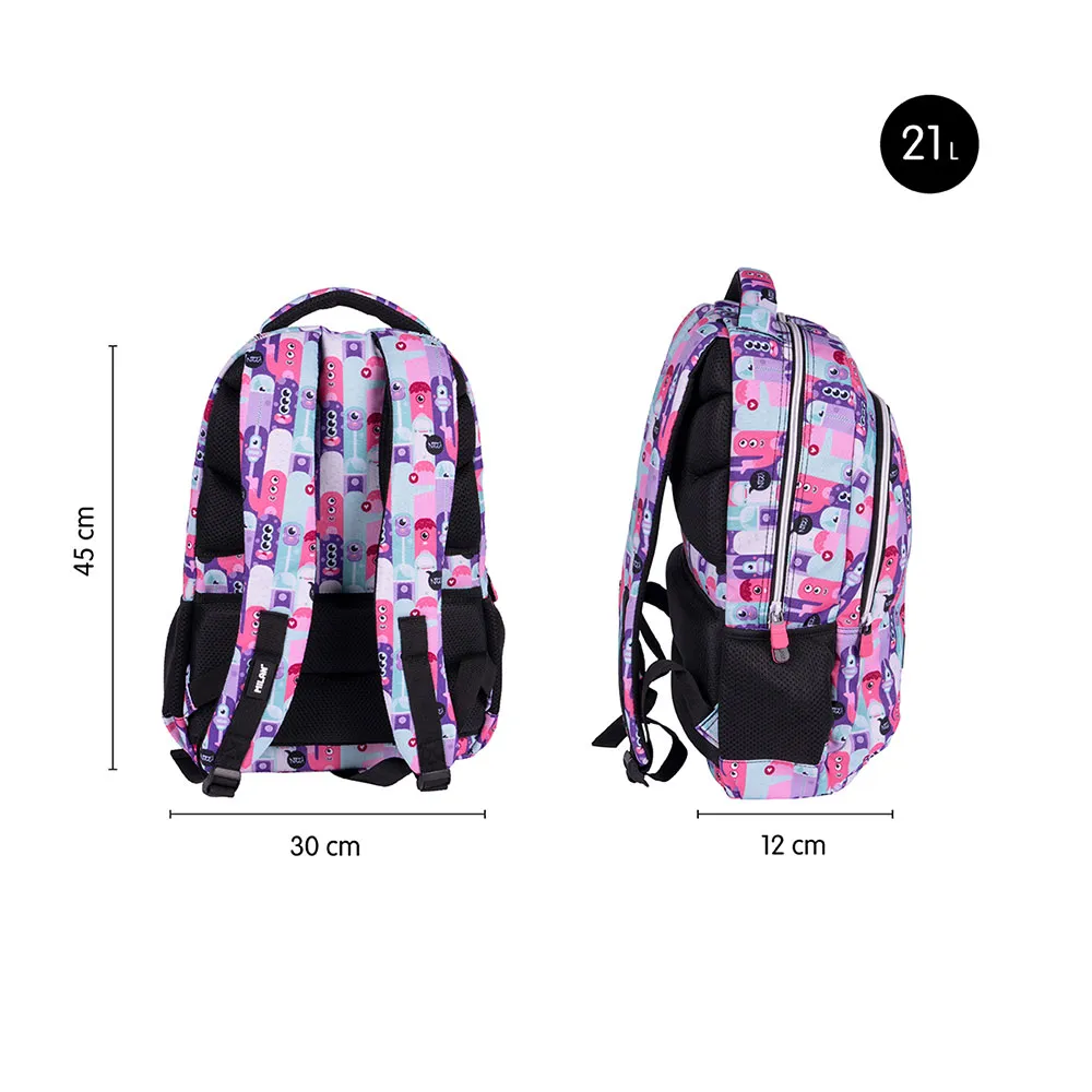 Milan 2 Schulrucksäcke Mit Reißverschluss Aliens 2 Sonderedition 21l, Multicolor Milan 2 Schulrucksäcke Mit Reißverschluss Aliens 2 Sonderedition 21l, Multicolor