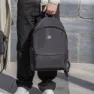 Milan 2-zip Urban Classic Shadow-serie Rucksack 22l, Black