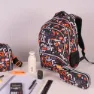 Milan 4 Reißverschluss-schulrucksack Finger Spezialserie 25l, Multicolor