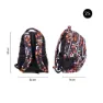 Milan 4 Reißverschluss-schulrucksack Finger Spezialserie 25l, Multicolor
