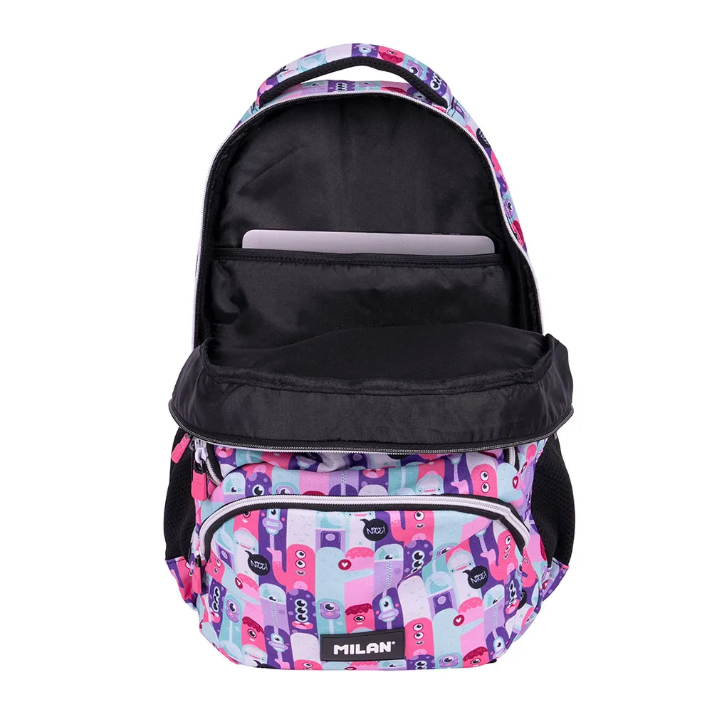 Milan 4 Schulrucksäcke Mit Reißverschluss Aliens 2 Sonderedition 25l, Multicolor Milan 4 Schulrucksäcke Mit Reißverschluss Aliens 2 Sonderedition 25l, Multicolor
