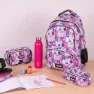 Milan 4 Schulrucksäcke Mit Reißverschluss Aliens 2 Sonderedition 25l, Multicolor