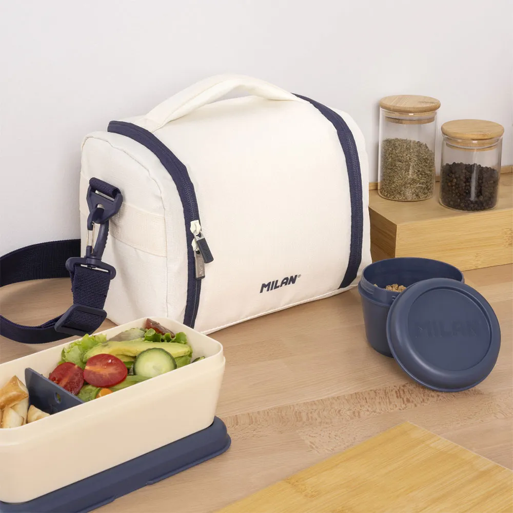Milan Große Kapazität 430 Kollektion Lunchpaket Seit 1918 5l, Beige