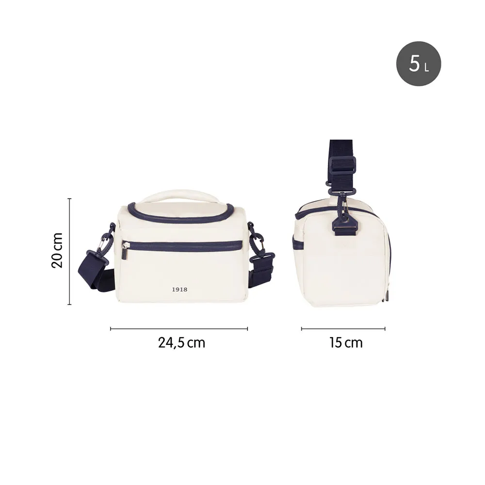 Milan Große Kapazität 430 Kollektion Lunchpaket Seit 1918 5l, Beige