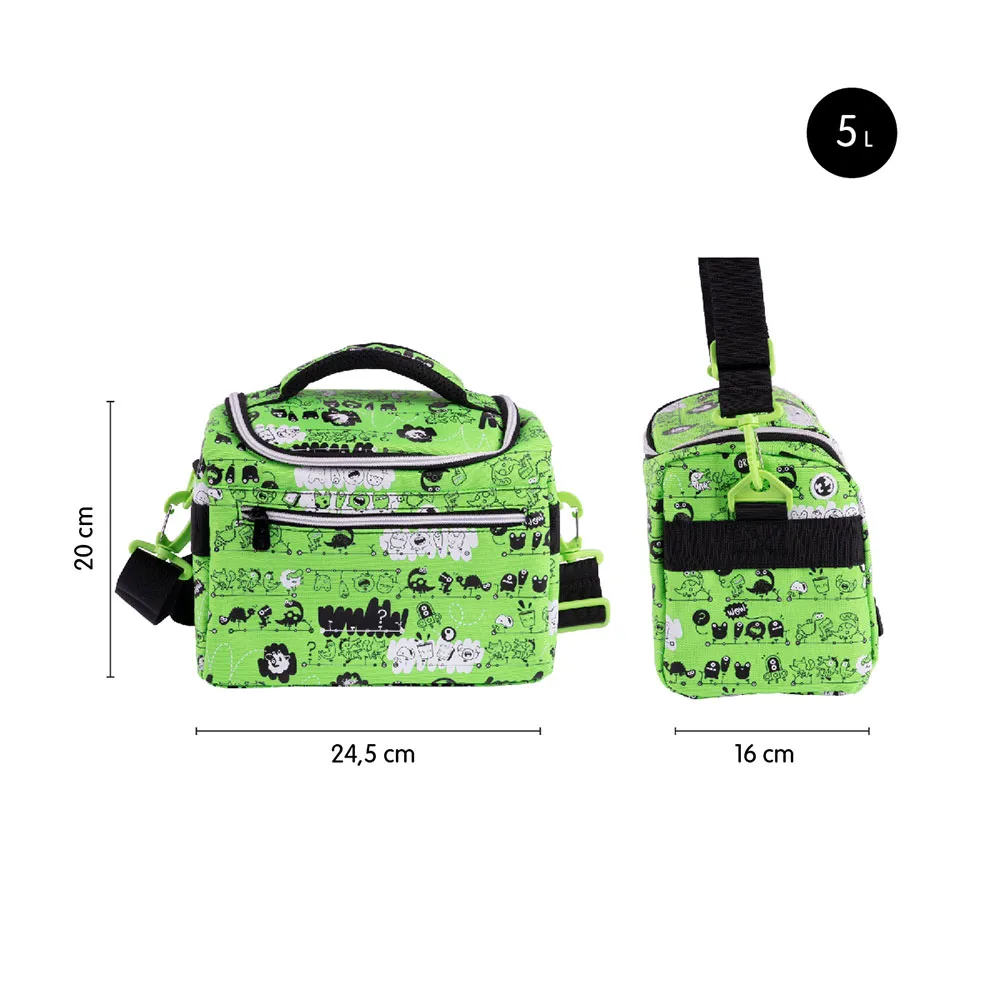 Milan Isotherme Lebensmitteltasche Große Kapazität Tandem 2 Spezialserie 5l, Multicolor